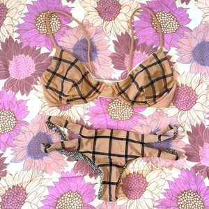 ACACIA Manhattan stitch top & Baldwin stitch bottom set size Medium